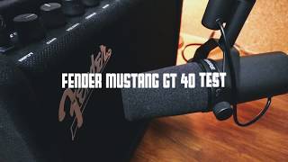 Video thumbnail for Fender Mustang GT 40 TEST SOUND / John Mayer Tone / Shure SM7B by マエジマ家