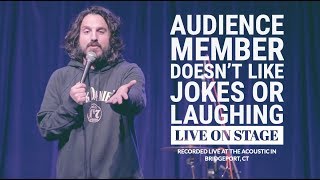 Audience member doesn't like Jokes | Stand Up Comedy | Mike Falzone