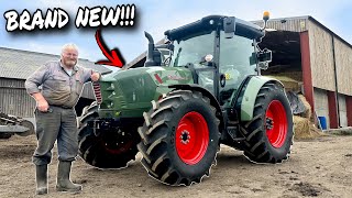 Brand New Tractor Has Arrived... He Finally Gets Dream Tractor!!