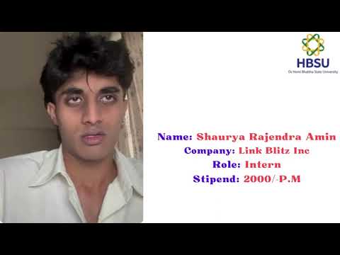 Watch Shaurya's Journey at HBSU video