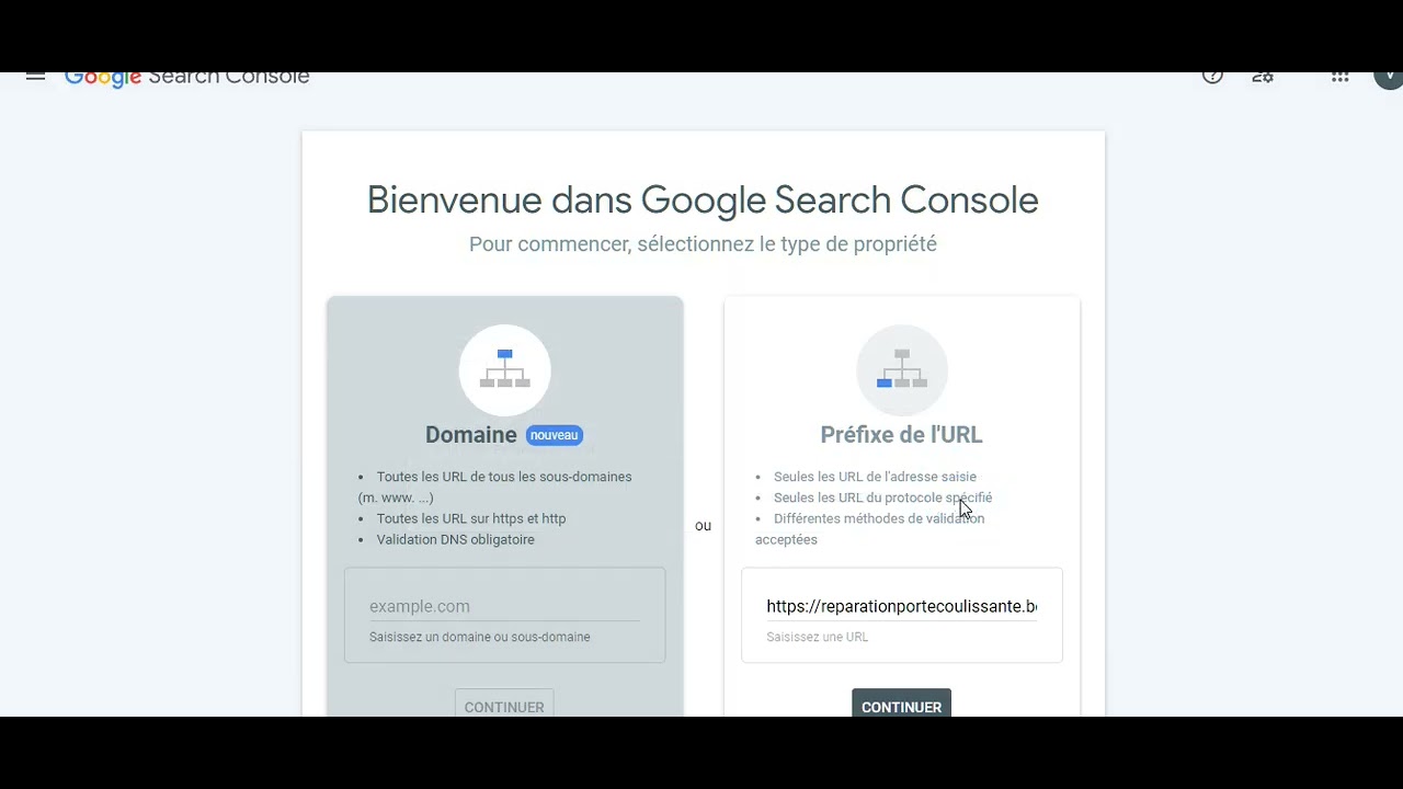 Valider une propriété