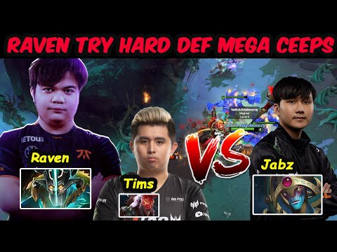 Tryhard Def Mega Ceeps | Fnatic Raven [Juggernaut] True King Carry  vs Jabz Dota 2 pro Gameplay