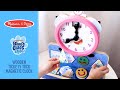 Melissa Doug Blue S Clues You Wooden Tickety Tock Magnetic Clock