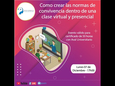 Como crear las normas de convivencia dentro de una clase virtual y presencial