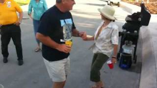 Irma Dancing in the street