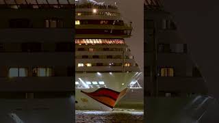 AIDAMAR - Sail away mit Schiffshorn aus dem Hamburger Hafen | Shipspotting Hamburg