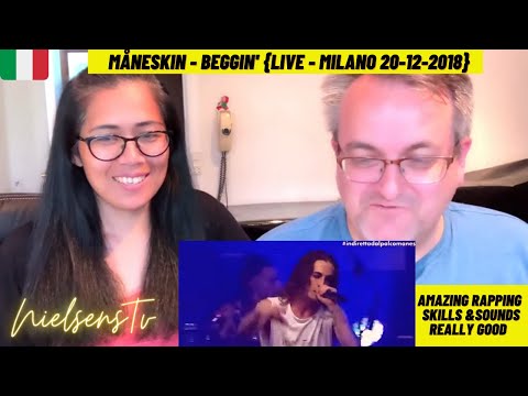 🇩🇰NielsensTv REACTS TO 🇮🇹Måneskin - Beggin' {live - Milano 20-12-2018} - SOUNDS REALLY GOOD💕👏