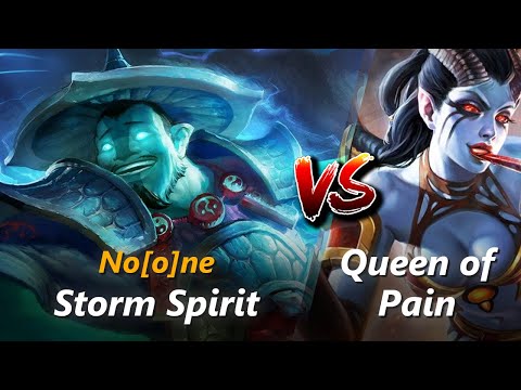 No[o]ne mid Storm Spirit vs Queen of Pain | First 10 minutes