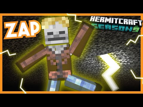 ZedaphPlays - Struck by LIGHTNING in the VOID?!? - Minecraft Hermitcraft Season 9 #20