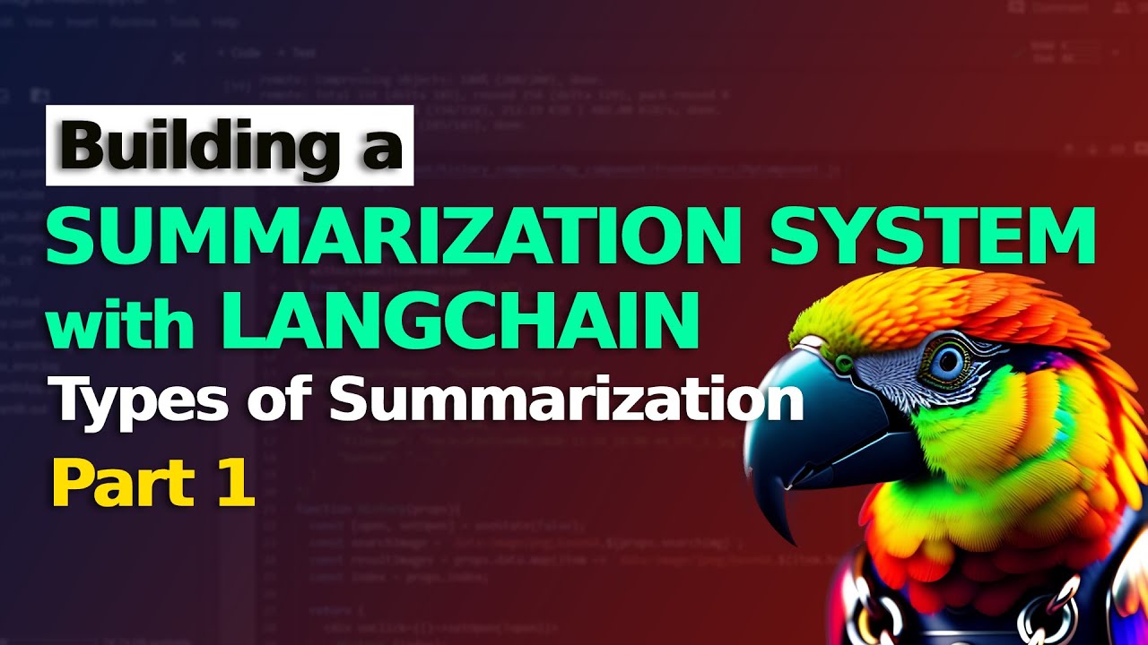 Building a Summarization System with LangChain and GPT-3 - Part 1