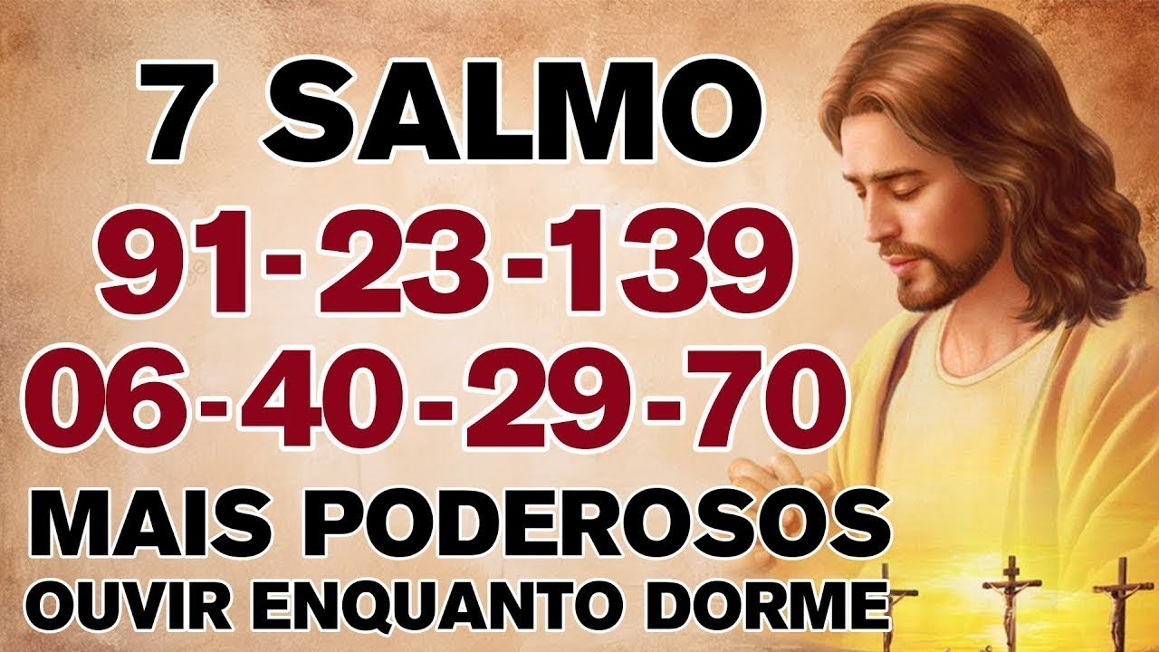 DORMINDO COM 7 SALMOS PODEROSOS PARA TRANSFORMAR SUA VIDA 🙏✨