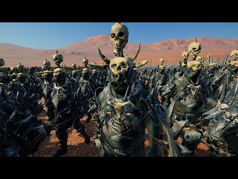 25,000 WEST KINGDOMS vs 25.000 ORCS | Epic Fantasy Battle Simulator