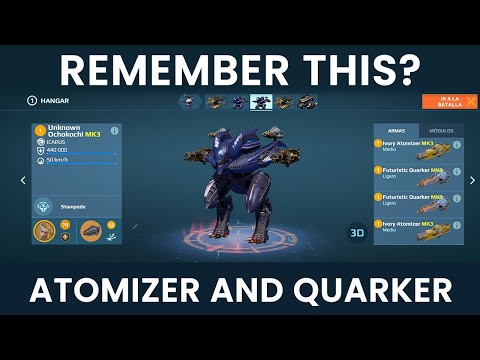 OLD WEAPONS! ATOMIZER + QUARKER with OCHOKOCHI???? | War Robots Gameplay