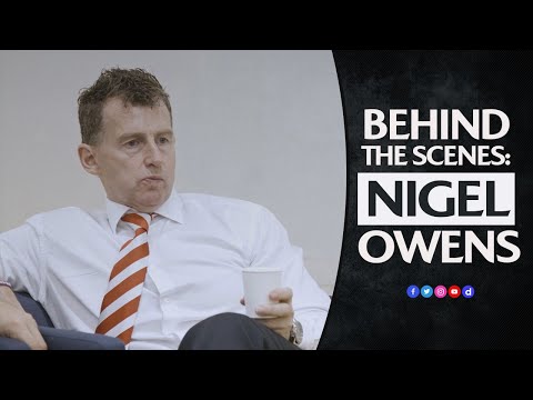 Behind the scenes: A matchday with Nigel Owens