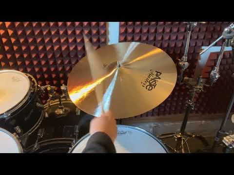 Paiste Masters Thin 20" Crash Ride 1602g w/ video demo of actual cymbal for sale image 2