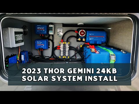 2023 Thor Gemini 24KB Solar System Install - FJRV
