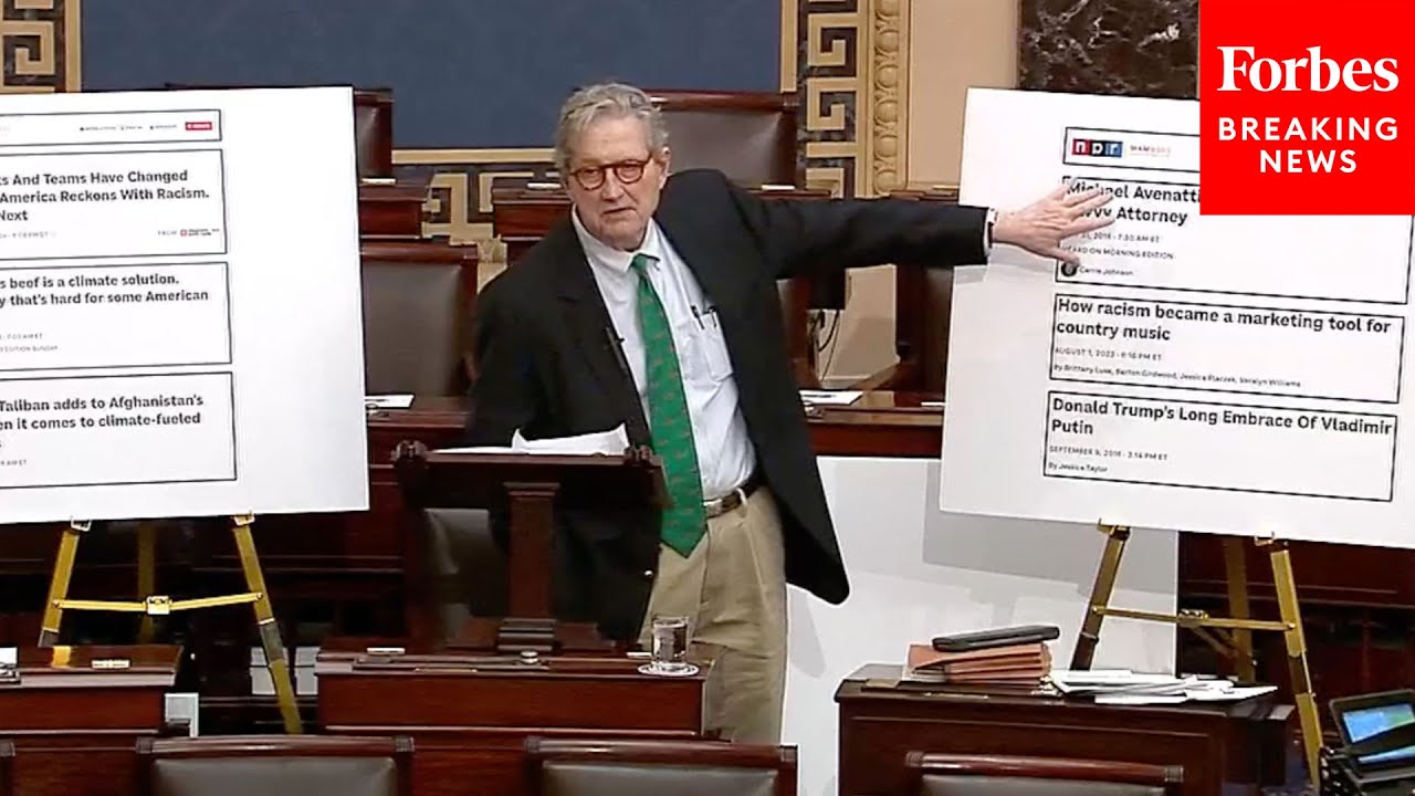 John Kennedy Reads Aloud NPR, PBS Headlines In To End Taxpayer Subsidization Of Public Broadcasting