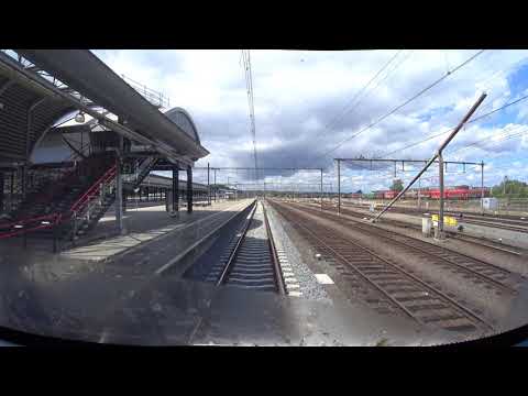 A train driver's view: Amersfoort Vathorst - Amsterdam CS, SLT, 06-Jun-2020.