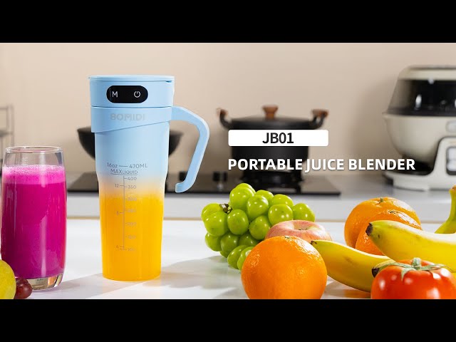 خلاط BOMIDI محمول لاسلكي مع شاشة عرض رقمية