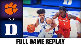 Clemson vs. Duke Full Game Replay | 2025-26 ACC Men's Basketball