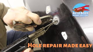 Hole repair without welding