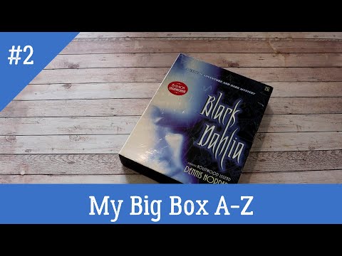 unboxing Black Dahlia big box PC game