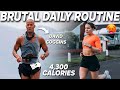 I Trained & Ate Like David Goggins For 24 Hours… *12 HOURS OF TRAINING!!!*