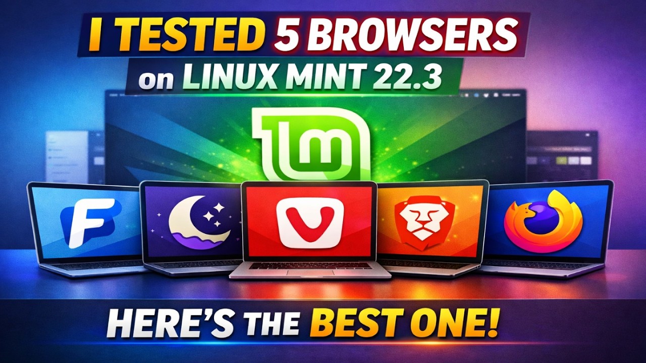 Best Browsers for Linux Mint 22.3 (2026) — Fast, Private & Powerful Picks