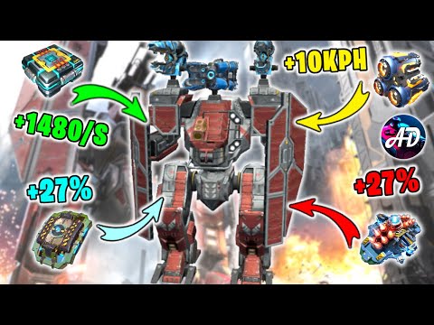 NEW ALL ROUNDER ARTHUR With NEW MAX TITAN Module ACCELERATOR +10 KPH!! - War Robots MK2 WR Gameplay