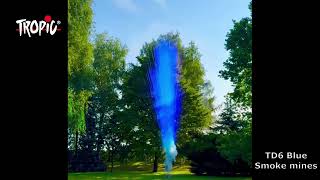 TD6 Blue - Smoke mines - TROPIC Fireworks, Fajerwerki, Feuerwerk, Vuurwerk, Feu d'artifice