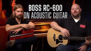 Video thumbnail for Looping Acoustic Guitar with the NEW Boss RC-600 | Best Professional Loop Station? by Alamo Music Center