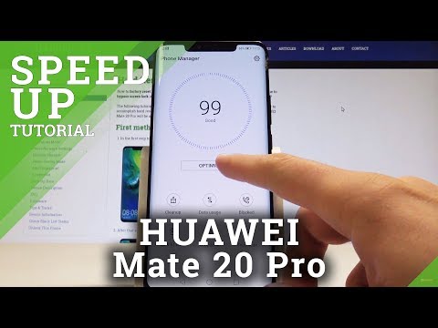 How to Speed Up HUAWEI Mate 20 Pro - Optimize EMUI System / Clean Up