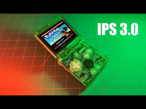2024 GBA SP Gameboy Advance SP IPS 3.0 Laminated Mod Tuturial