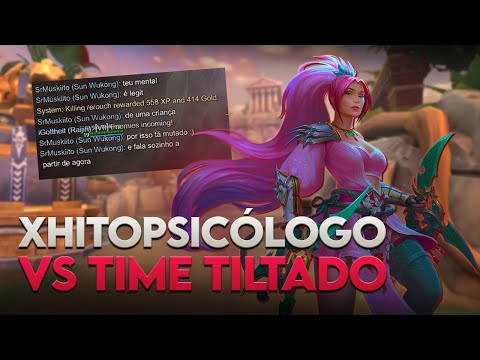 PELE JUNGLER, XHITOPSICÓLOGO VS TIME TILTADO! - ⚡ Smite BR Master Ranked Conquista