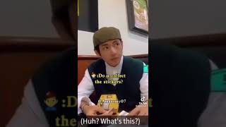 Taehyung McDonalds Mcflurry Oreo