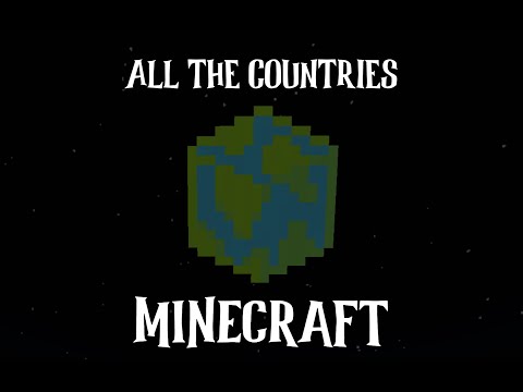 All the countries portrayed by Minecraft