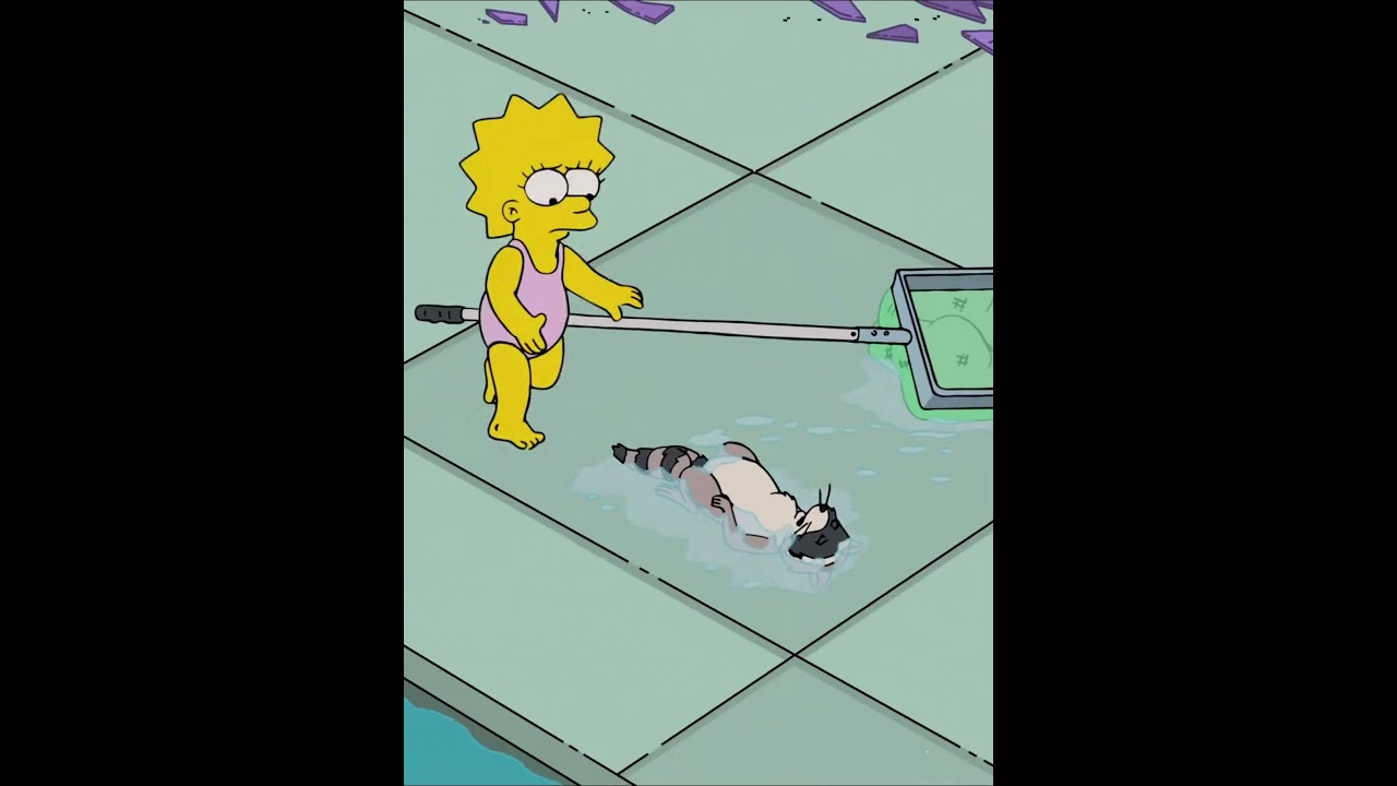 Lisa saved a raccoon #TheSimpsons