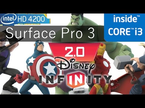 Disney Infinity 2.0 1280x720 on Surface Pro 3 Playing on intel hd 4200 Gameplay setting