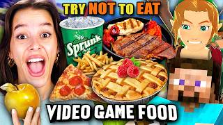 Try Not To Eat - Iconic Video Game Food! (GTA, Pokemon, Minecraft)