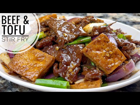 Beef And Tofu Stir Fry Recipe | Tender, Juicy And Flavorful Beef Stir Fry With Onion And Tofu