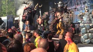 GWAR - Captain Crunch - GWARBQ - Hadad&#39;s Lake - Richmond, VA - August 15, 2015