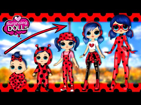 Miraculous Ladybug: Marinette Growing Up - DIY Paper Dolls & Crafts