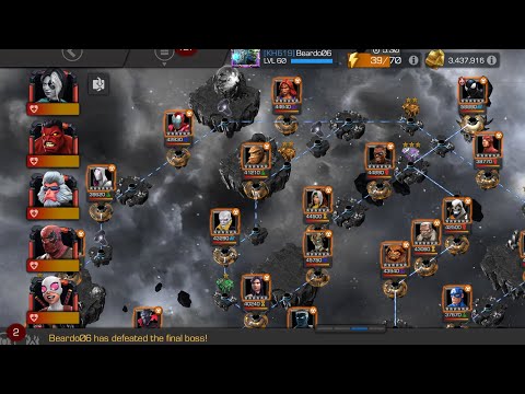 (Mcoc) Variant 8 chp 2.1 Easy path completion itemless ( R4 domino solos all path including boss )
