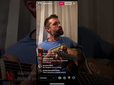 Thumbnail for WALKER HAYES plays UNRELEASED song, DRINKING SONGS on Instagram Live 1/5/22 by Walker Hayes