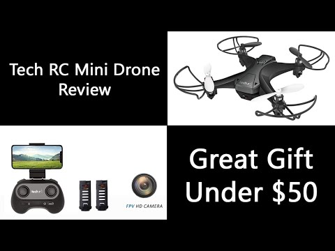 Fun Tech Gift Under $50 | Tech RC Mini Drone Review + GIVEAWAY