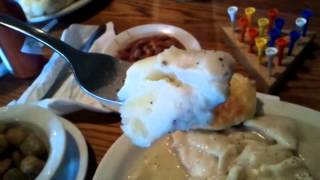 preview picture of video 'Chicken And Dumplings at Cracker Barrel Old Country Store Mansfield,OH'