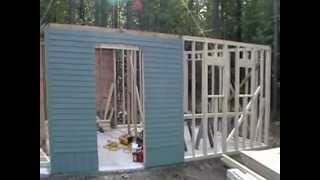 preview picture of video 'Begin Construction LLC Blake job Warner NH Demolition and frame shed.MOD'