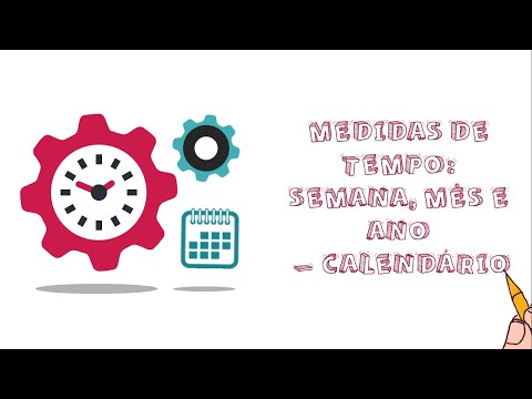 MEDIDAS DE TEMPO: SEMANA, MÊS E ANO - CALENDÁRIO | RESUMO ANIMADO