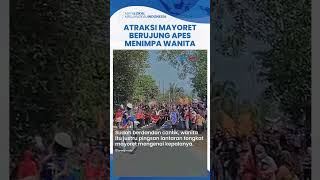 Detik-detik Wanita di Ngawi Pingsan saat Kepalanya Tertimpa Tongkat Mayoret saat Karnaval