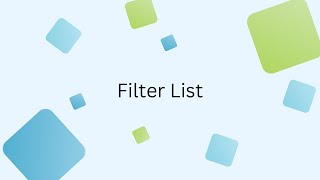 Inistate Features - Filter List